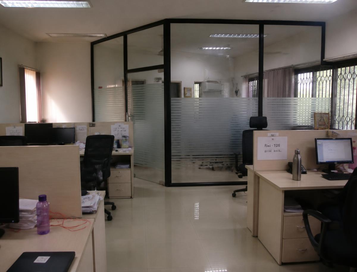 Corporate Offices interior design by Sri Durga Interiors, Vijayawada