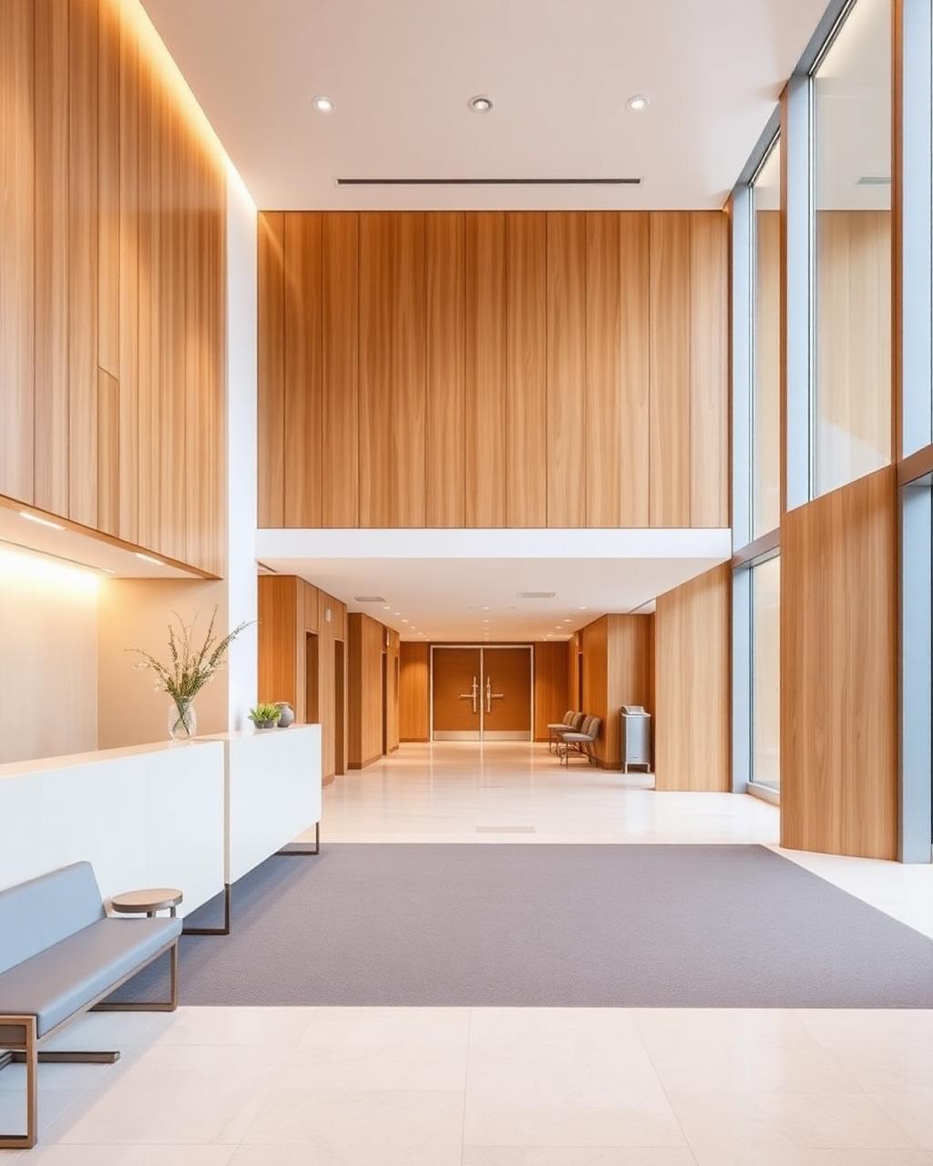 Hospital Lobby interior in Governorpet, Vijayawada