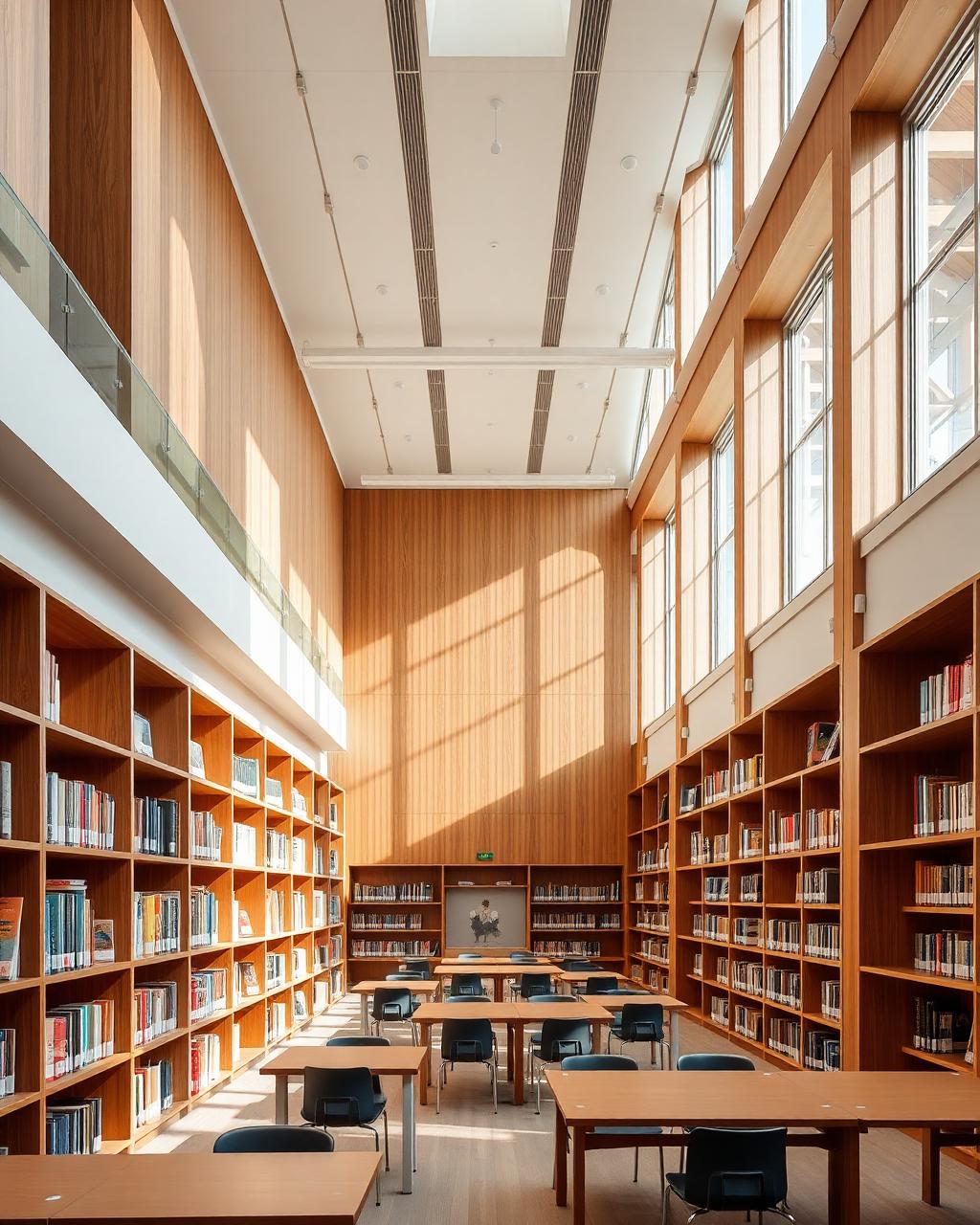 School Library interior in Poranki, Vijayawada